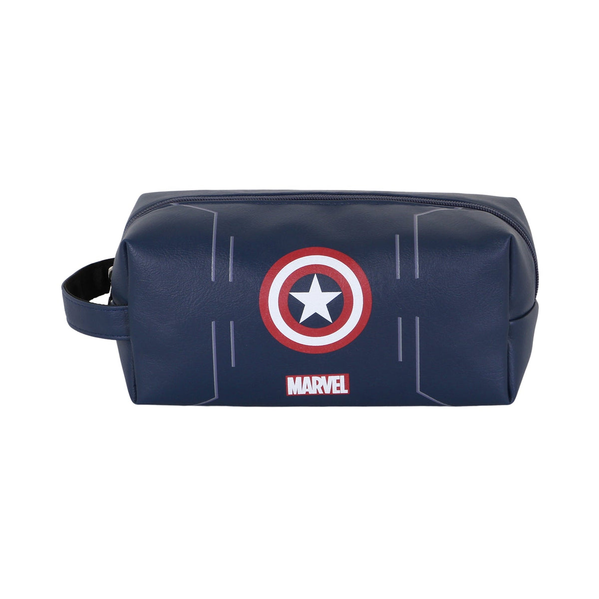Trousse de Toilette de Voyage Brick PLUS Marvel Captain America « Starshield » – Bleu Foncé