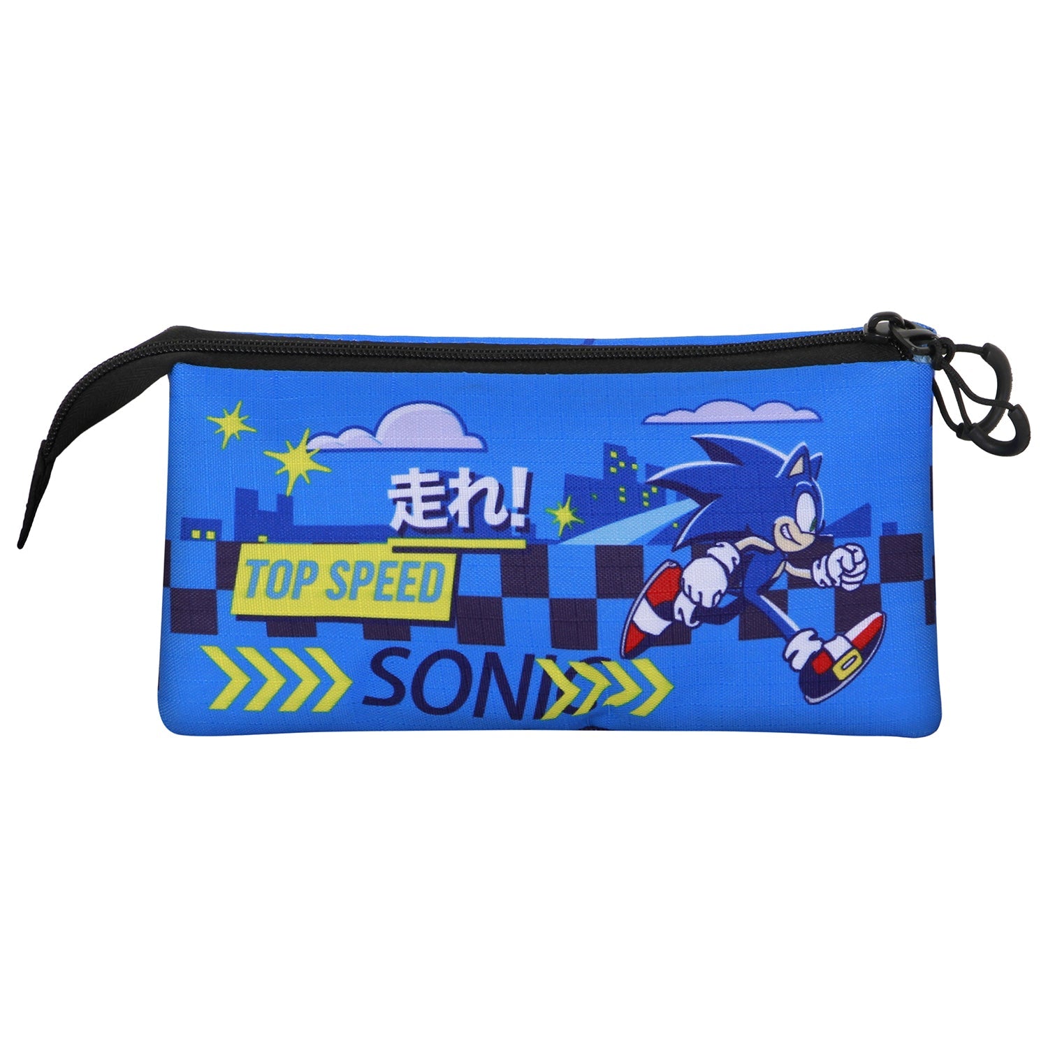 Trousse Triple Sonic the Hedgehog « Go »
