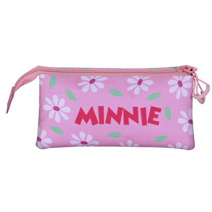 Trousse Triple Disney Minnie Mouse « Blooming »