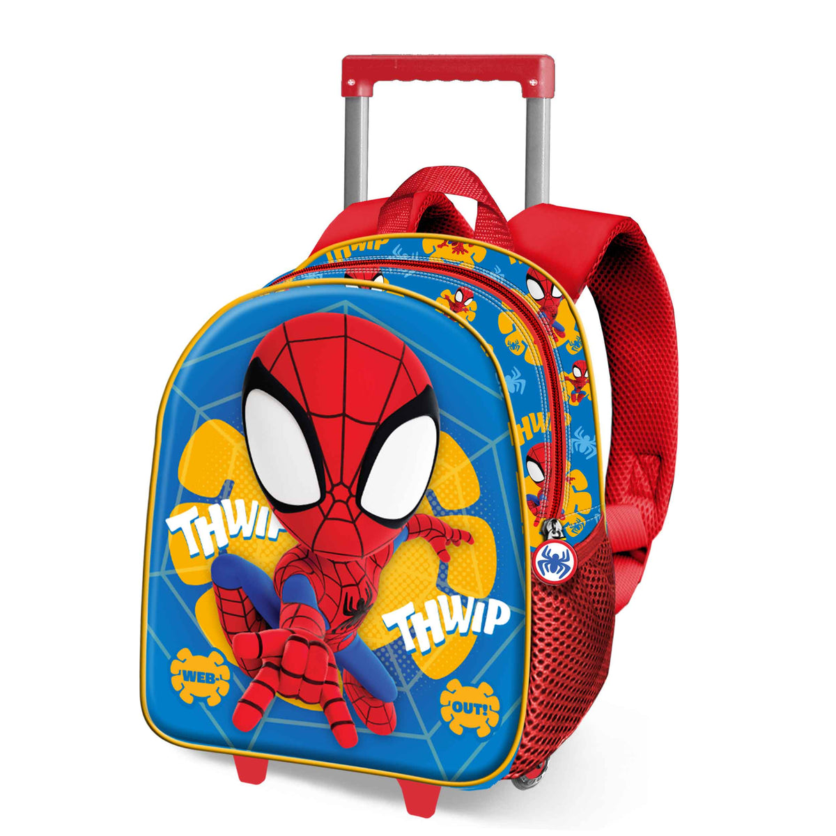 Sac à Dos 3D à Roulettes Petit Marvel Spider-Man « Web Out »