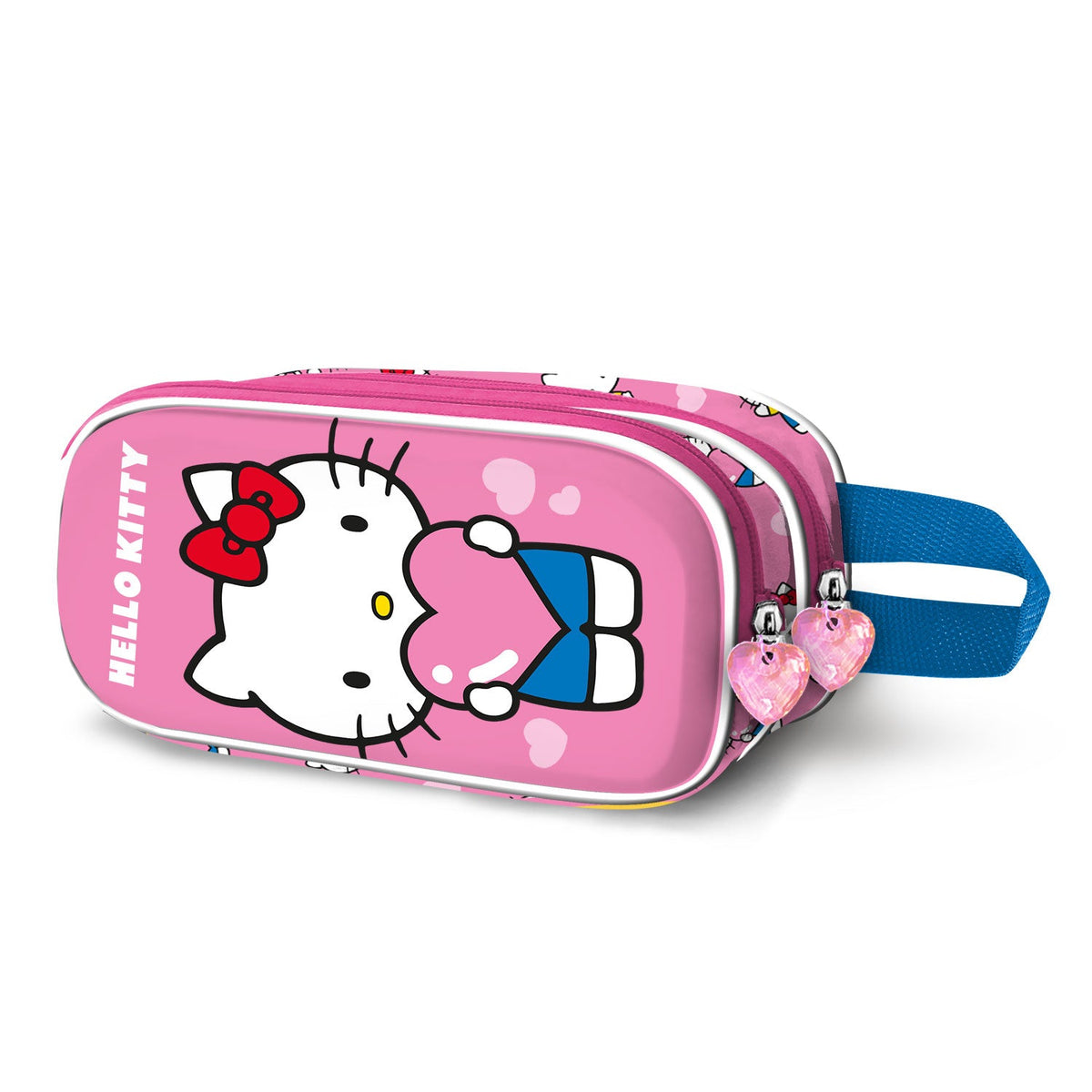 Trousse 3D Double Hello Kitty « Heart »
