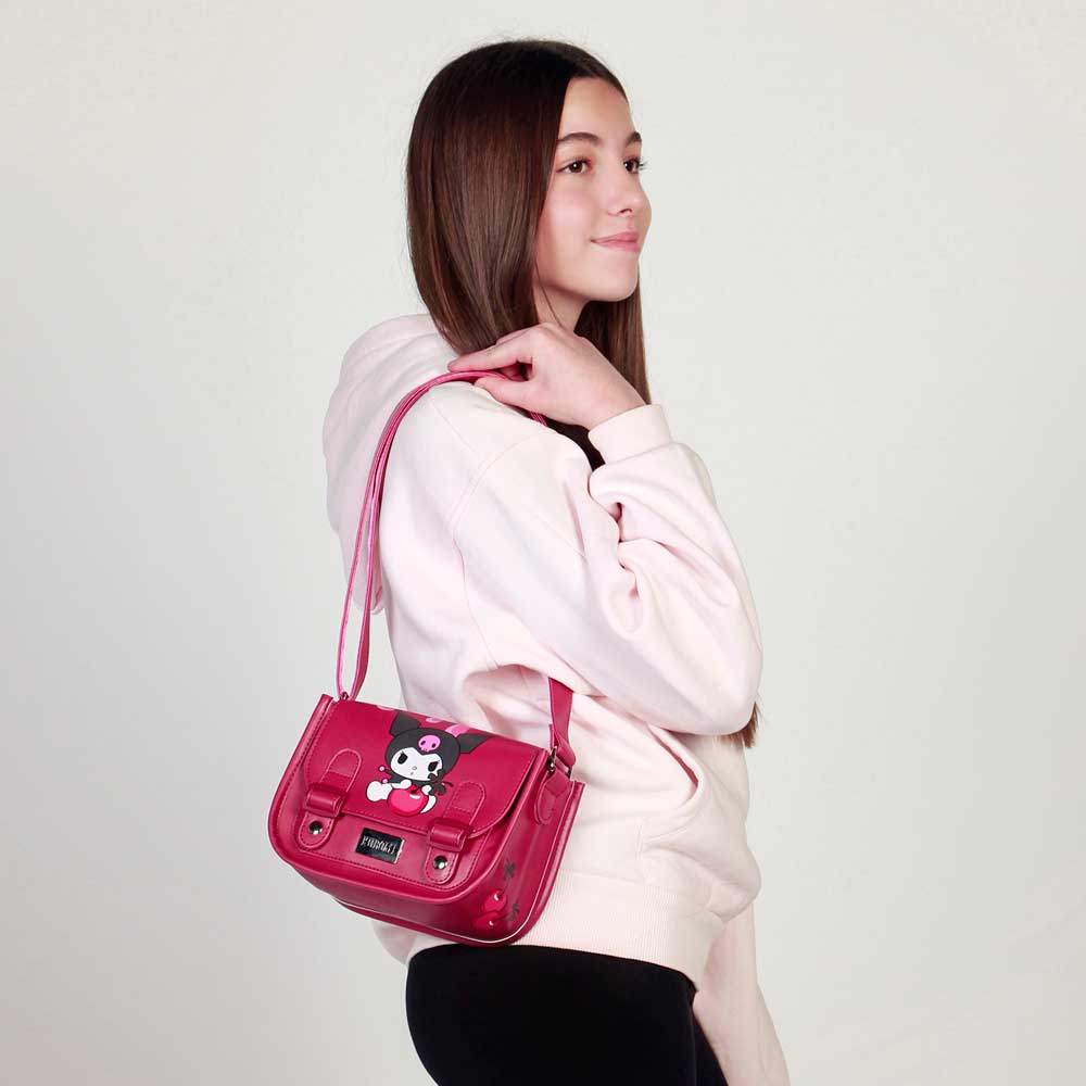 Sac à Bandoulière Satchel XS Hello Kitty « Kuromi Cherry »