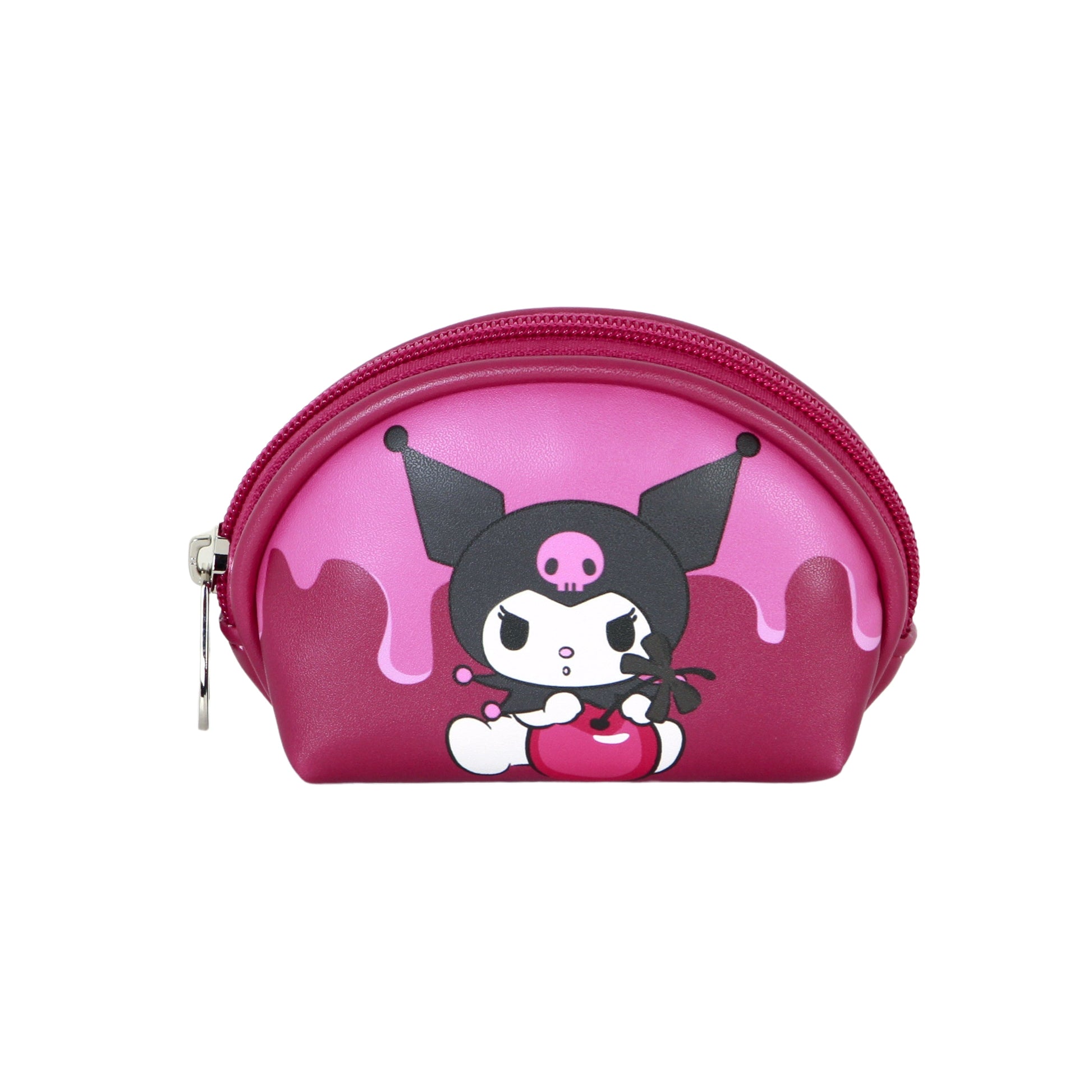 Porte-Monnaie Ovale Casual Hello Kitty « Kuromi Cherry »