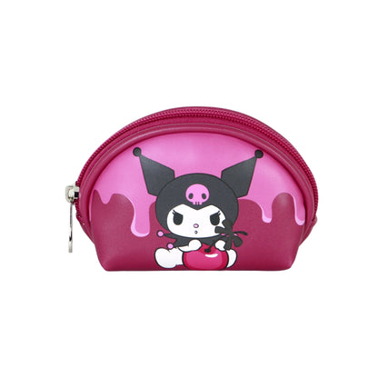 Porte-Monnaie Ovale Casual Hello Kitty « Kuromi Cherry »