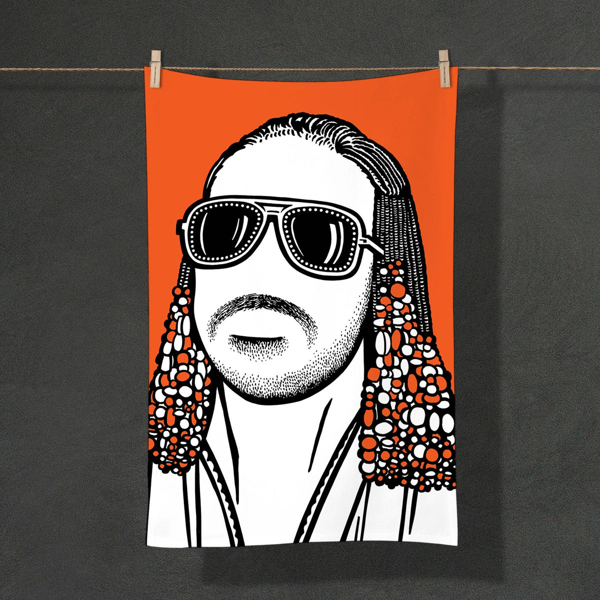 Stevie Wonder theedoek