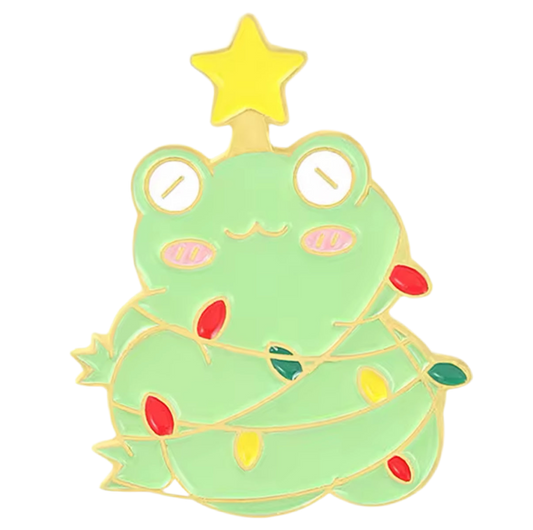 pins grenouille sapin de noel