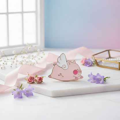 Pin's Cochon Ange