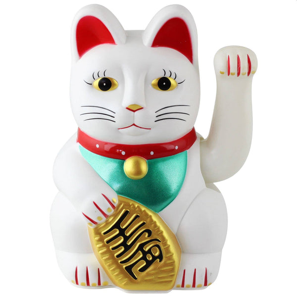 Lucky white cat 18cm