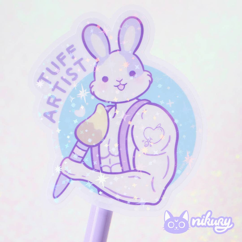 Konijnenstickers van "Tuff Artist"