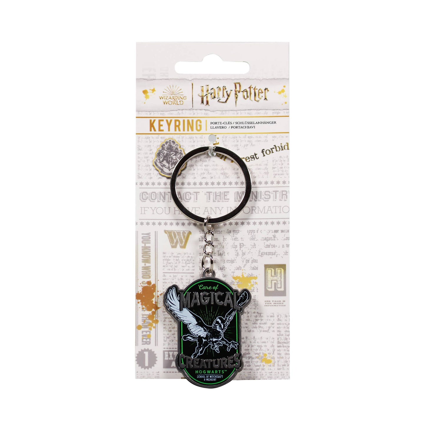 Metalen sleutelhanger - Harry Potter (Magische wezens)