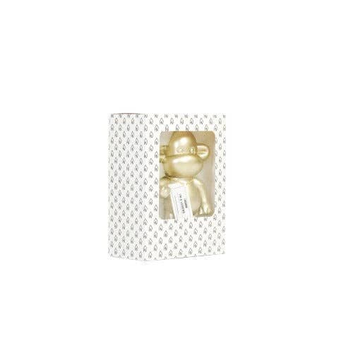 Ornement - Figurine Singe Hang Loose 'La Légende' - Polyrésine - Or - 11x7x19cm