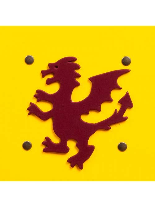Kamelot Yellow Shield with Dragon S