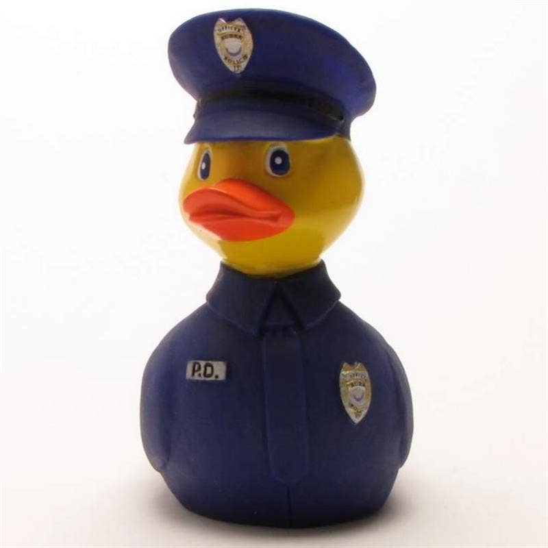 Politie-badeend ‘P.D.’