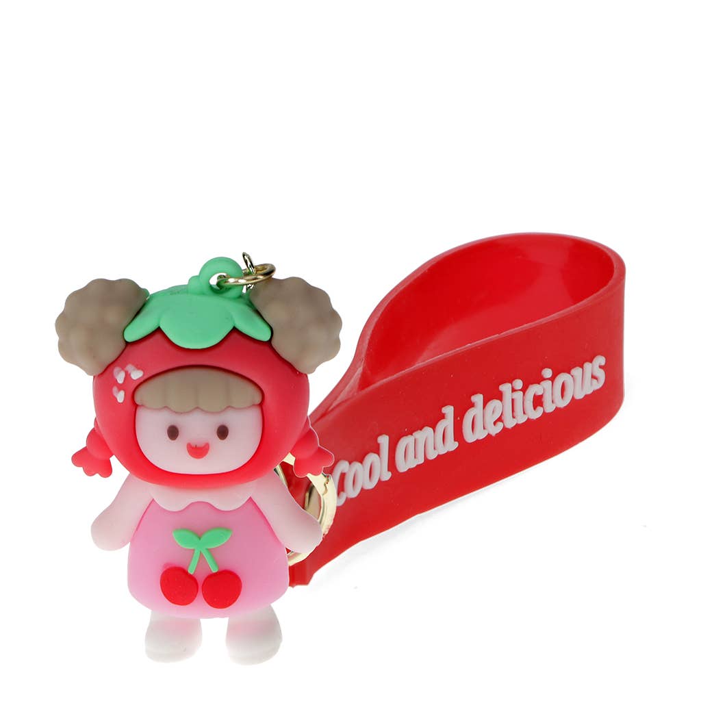Bijou de sac et porte-clés - Cherry Girl