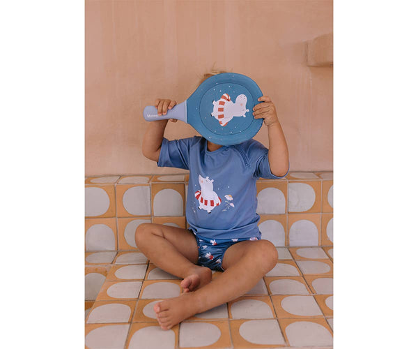 Hippos Neoprene Beach Bats with Ball