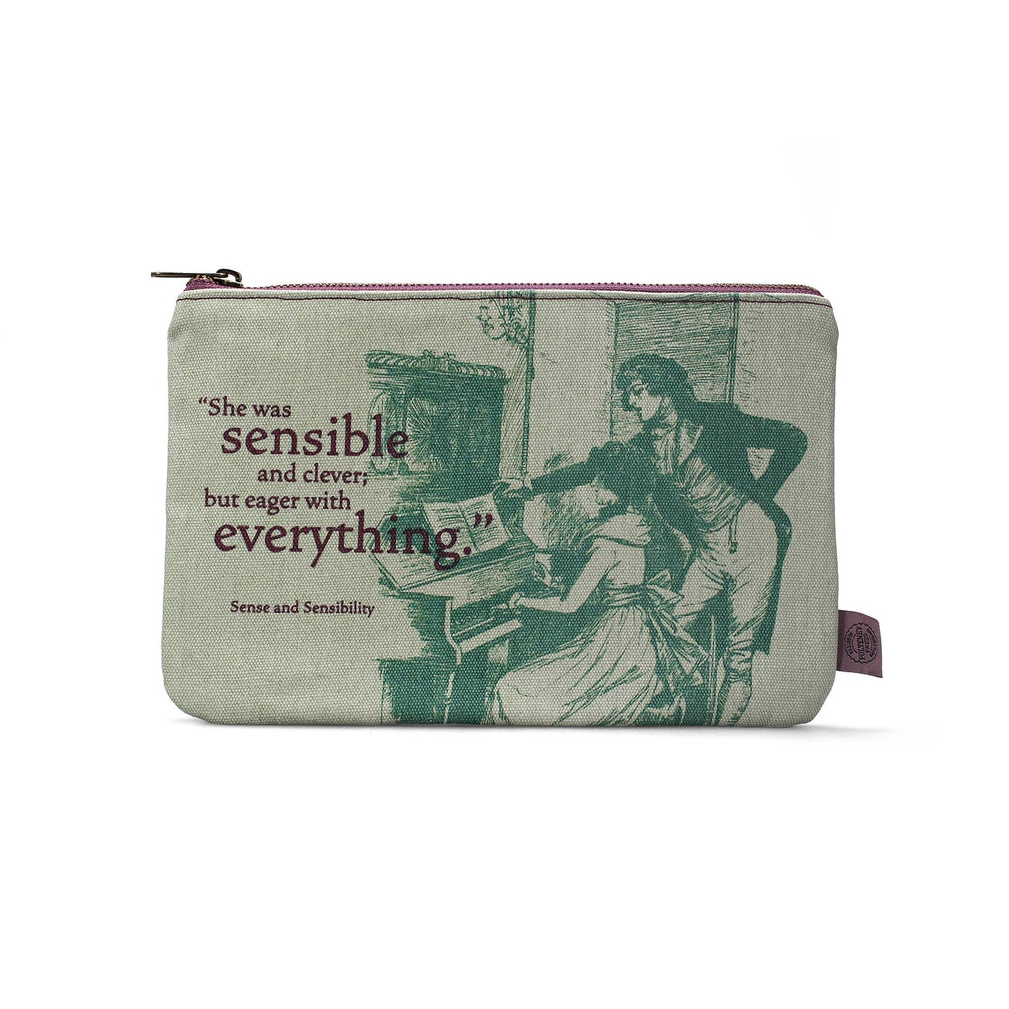 Jane Austen Sense and Sensibility etui van gerecycled katoen