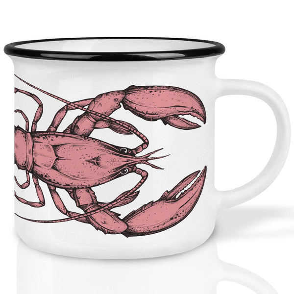 Tasse en céramique avec homard
