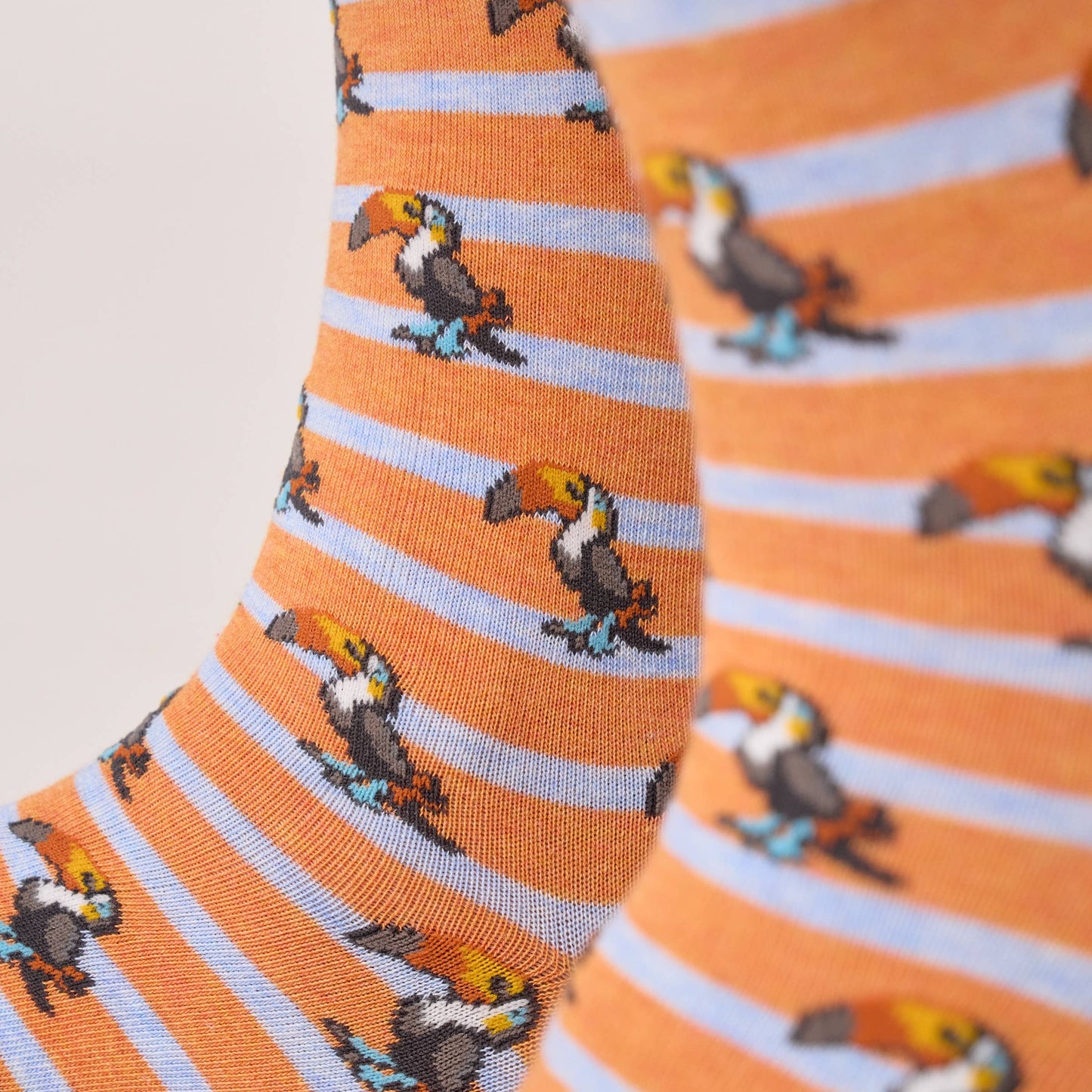 Combed cotton animal socks - Toucan