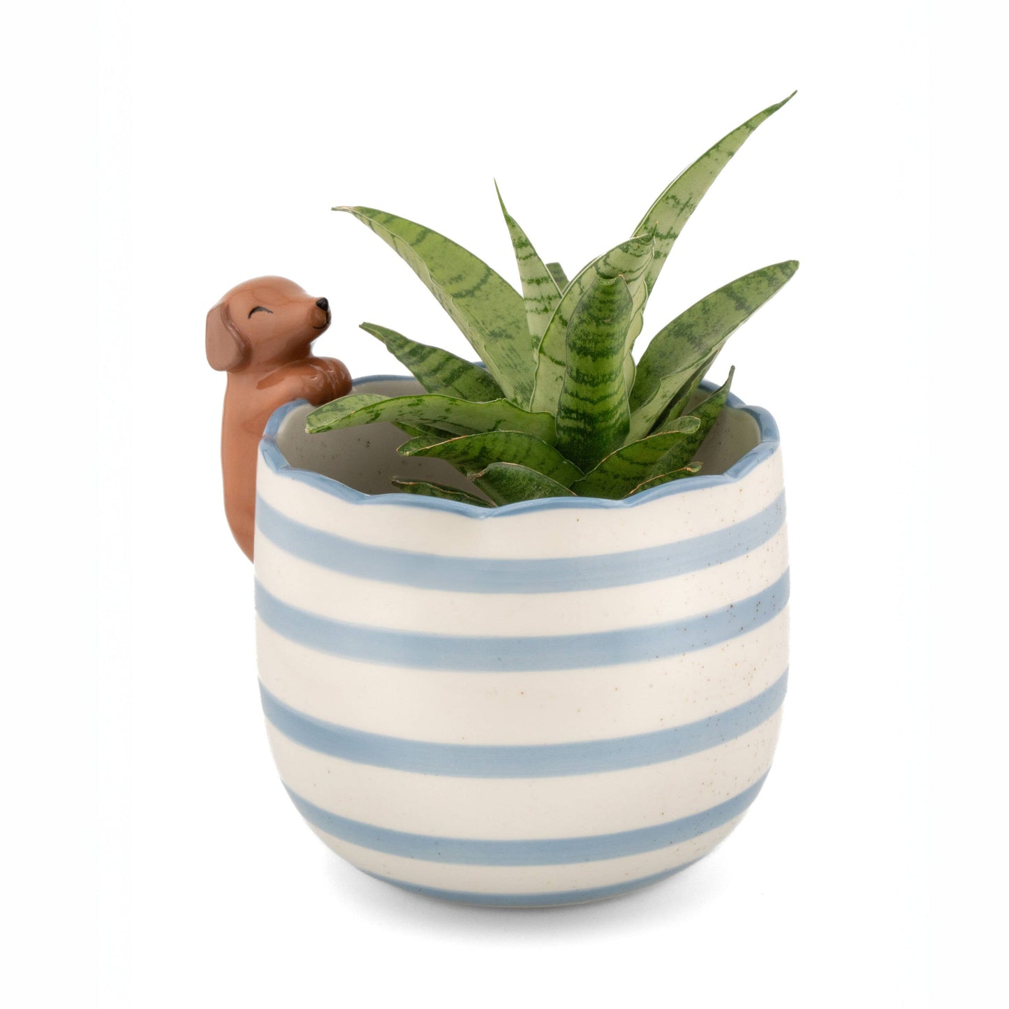 Playful Dachshund Planter