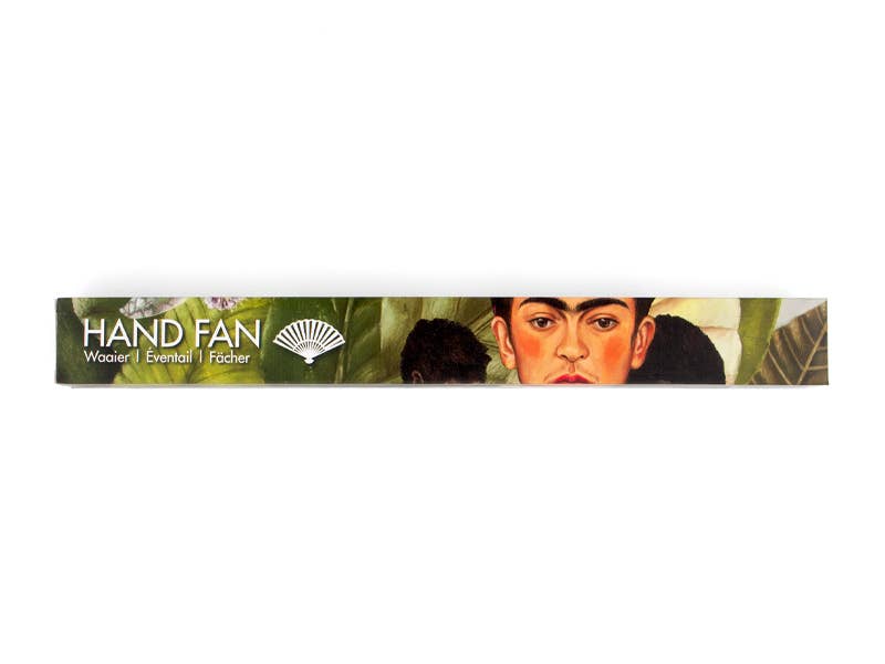 Hand fan, Portrait with Hummingbird, Frida Kahlo