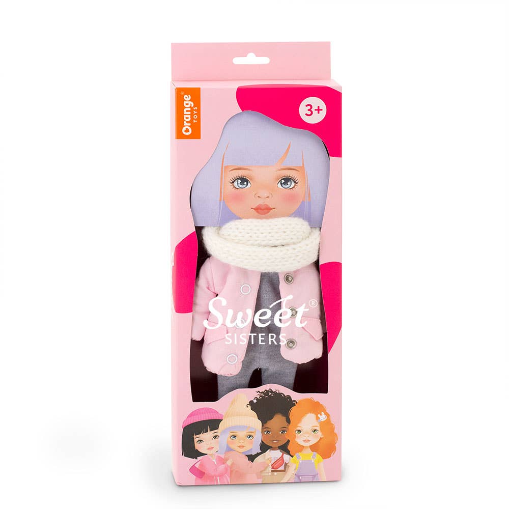 Kledingset: roze jasje - 28 cm