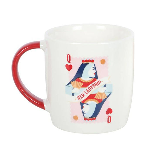 Tasse Cartes à jouer - Reine de Cœur