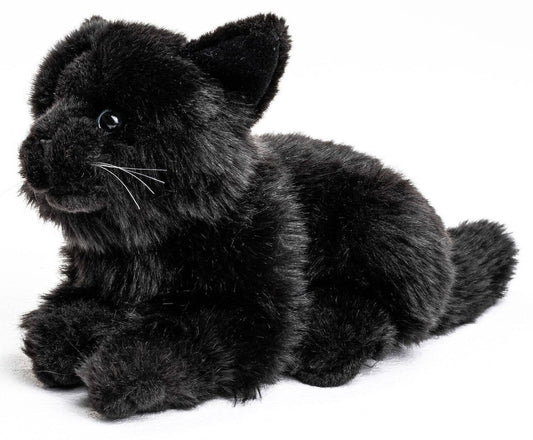 Peluche Chat couché - Noir