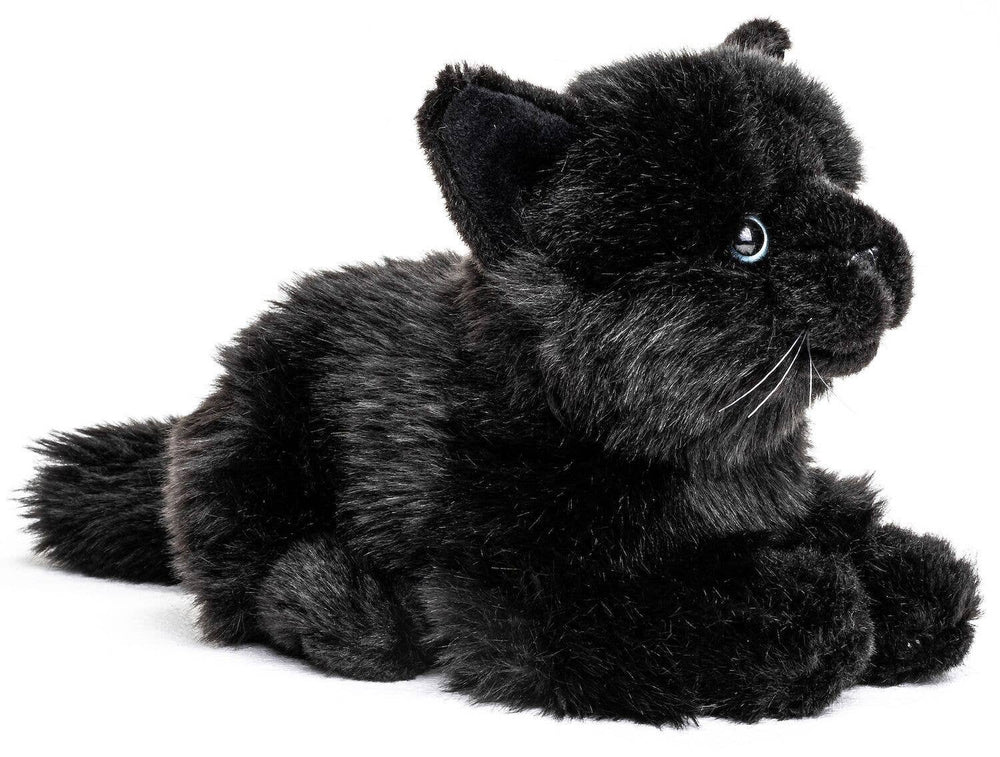 Peluche Chat Noir Couché
