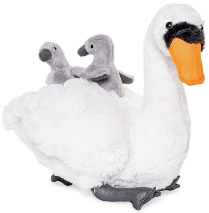 Plush Swan with Babies