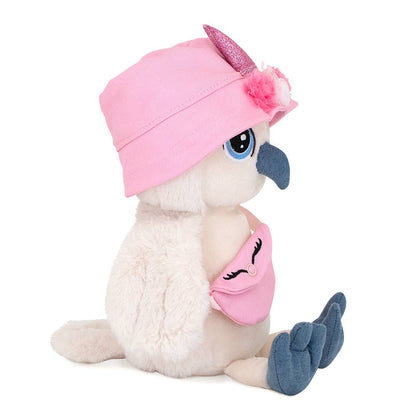 Peluche Lisa la chouette licorne 20 cm