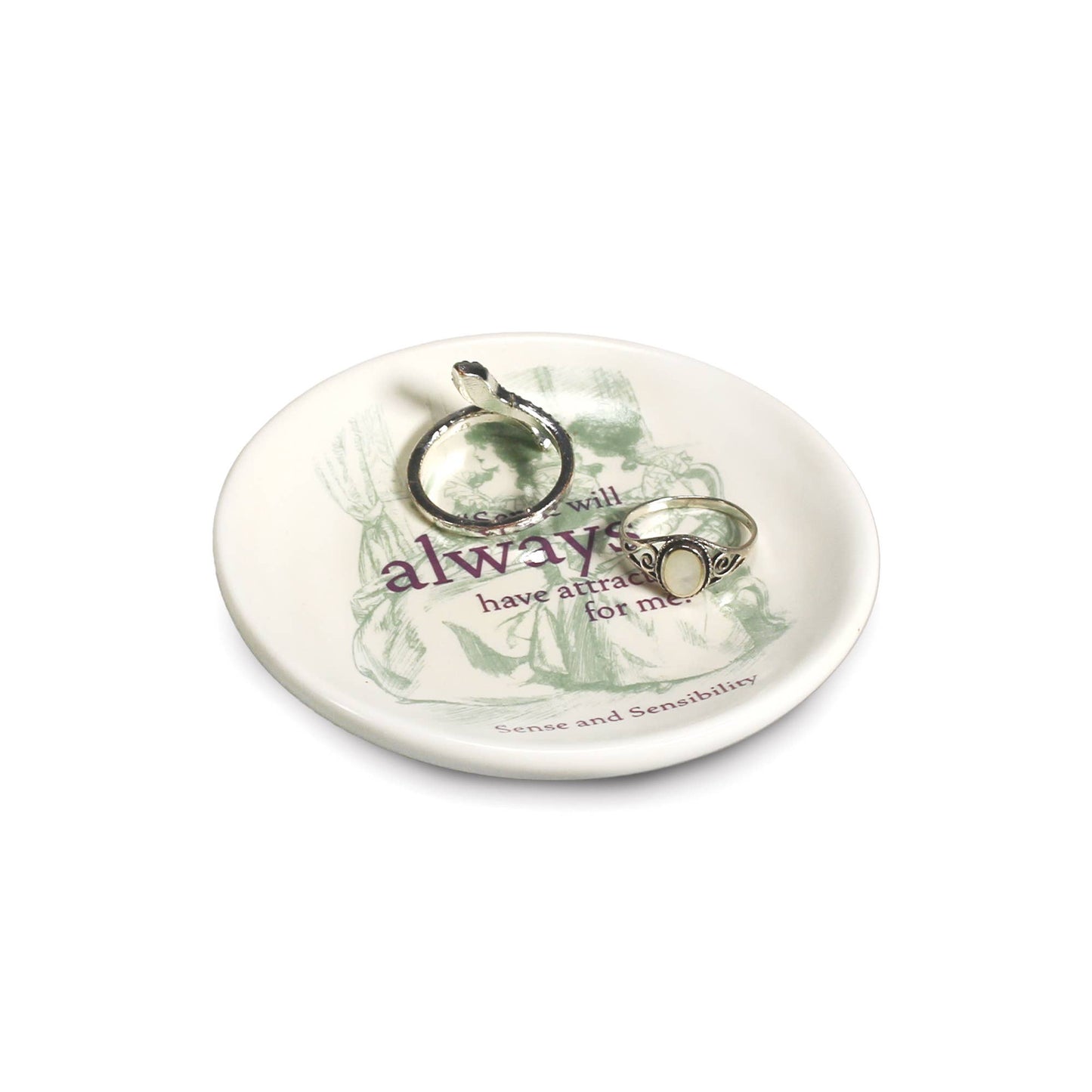 Jewelry dish (8 cm) - Pulteney Press (Jane Austen)