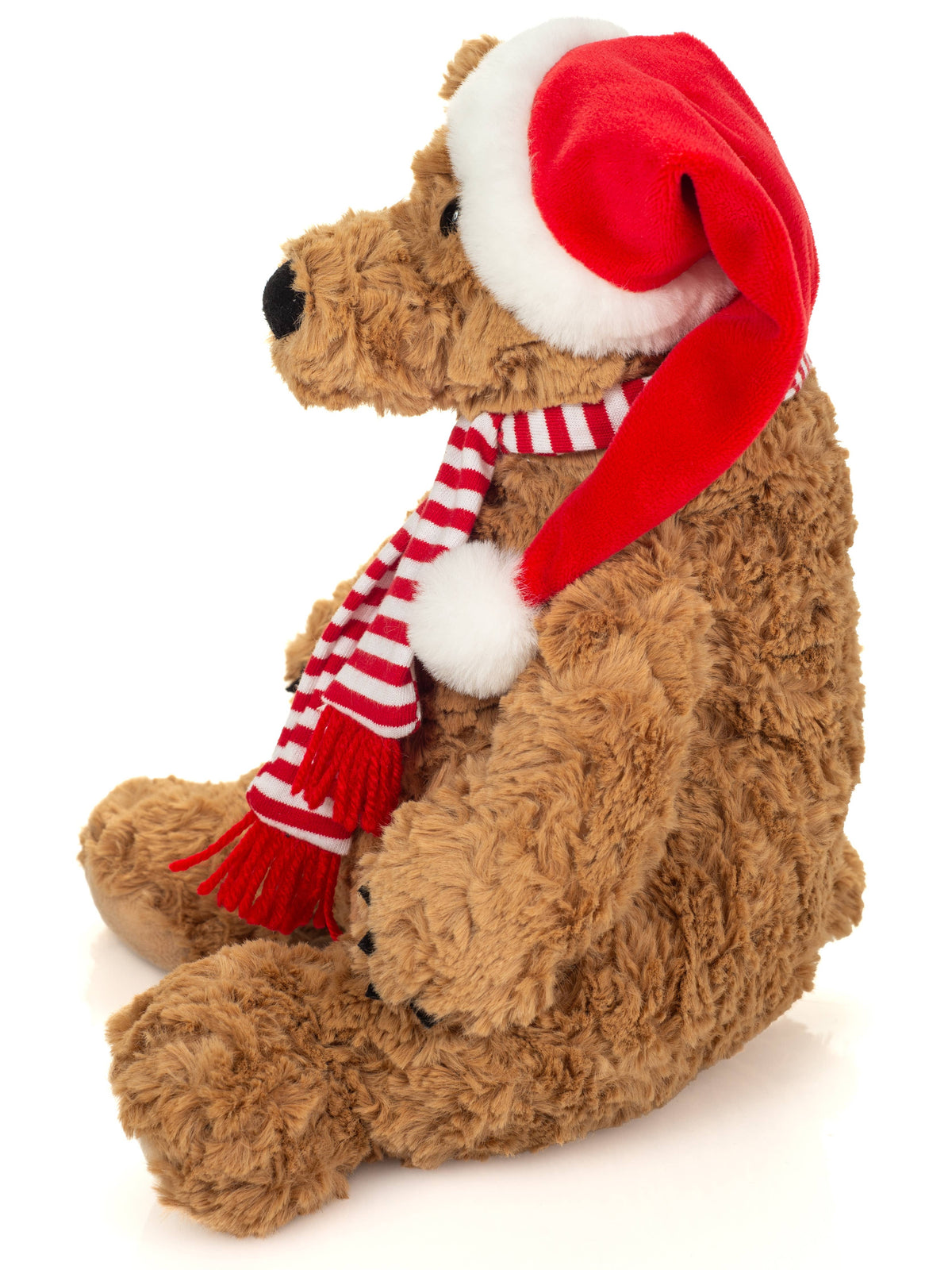 Howard Christmas Brown Bear Plush Toy – 34 cm