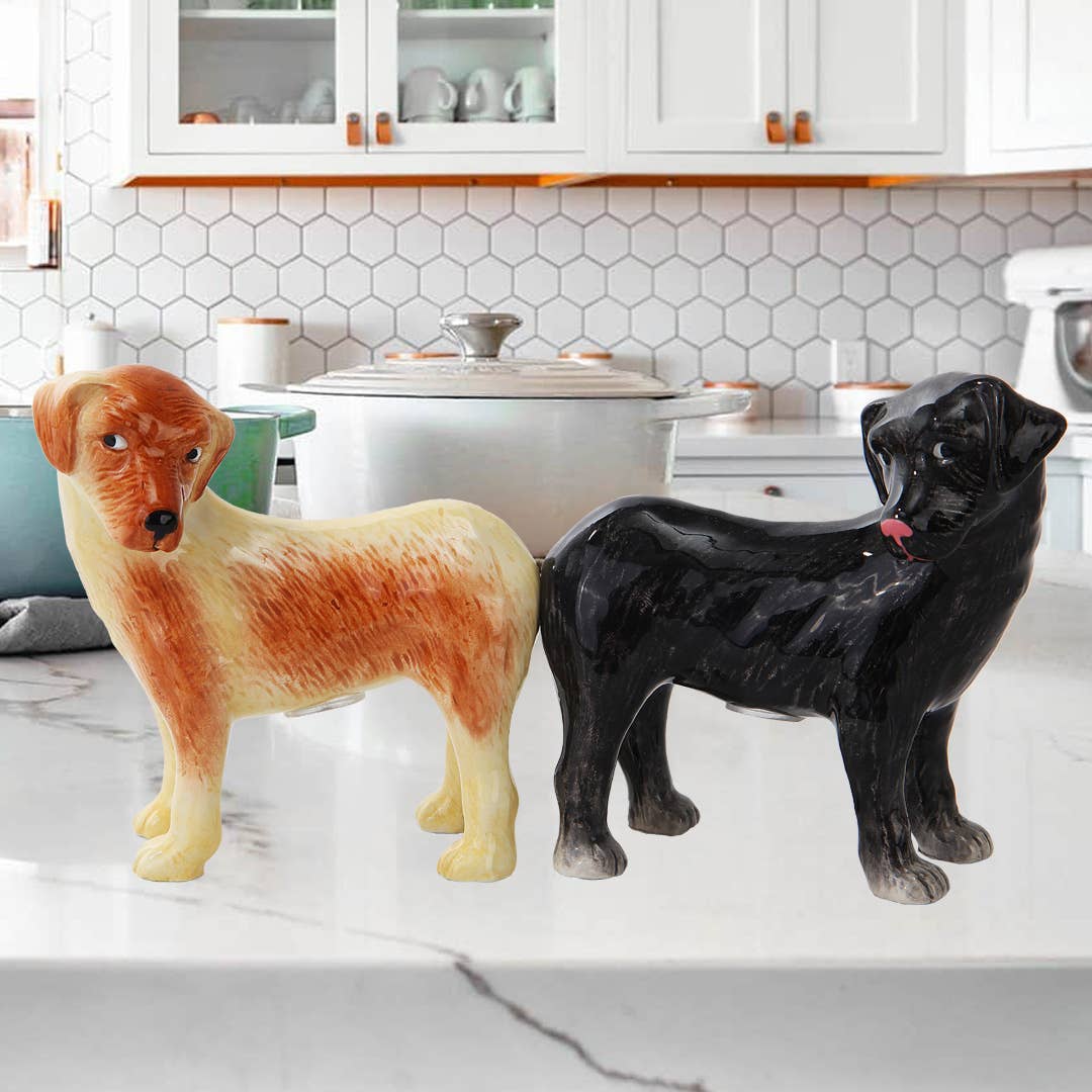 Labrador Salt and Pepper Shaker Set