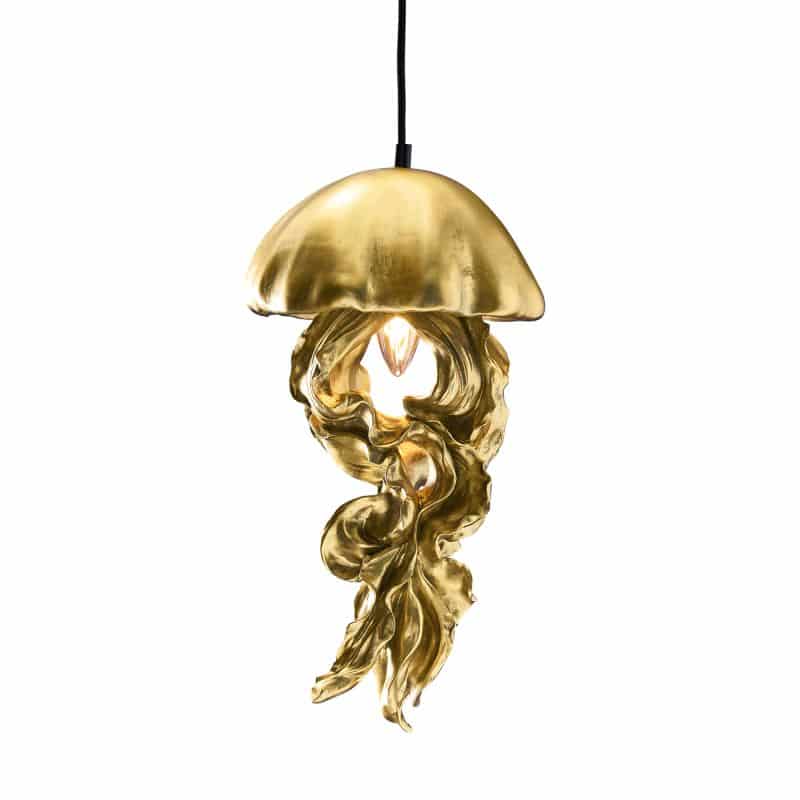 Ava plafondlamp, goud, 22,5 x 21,5 x 42 cm