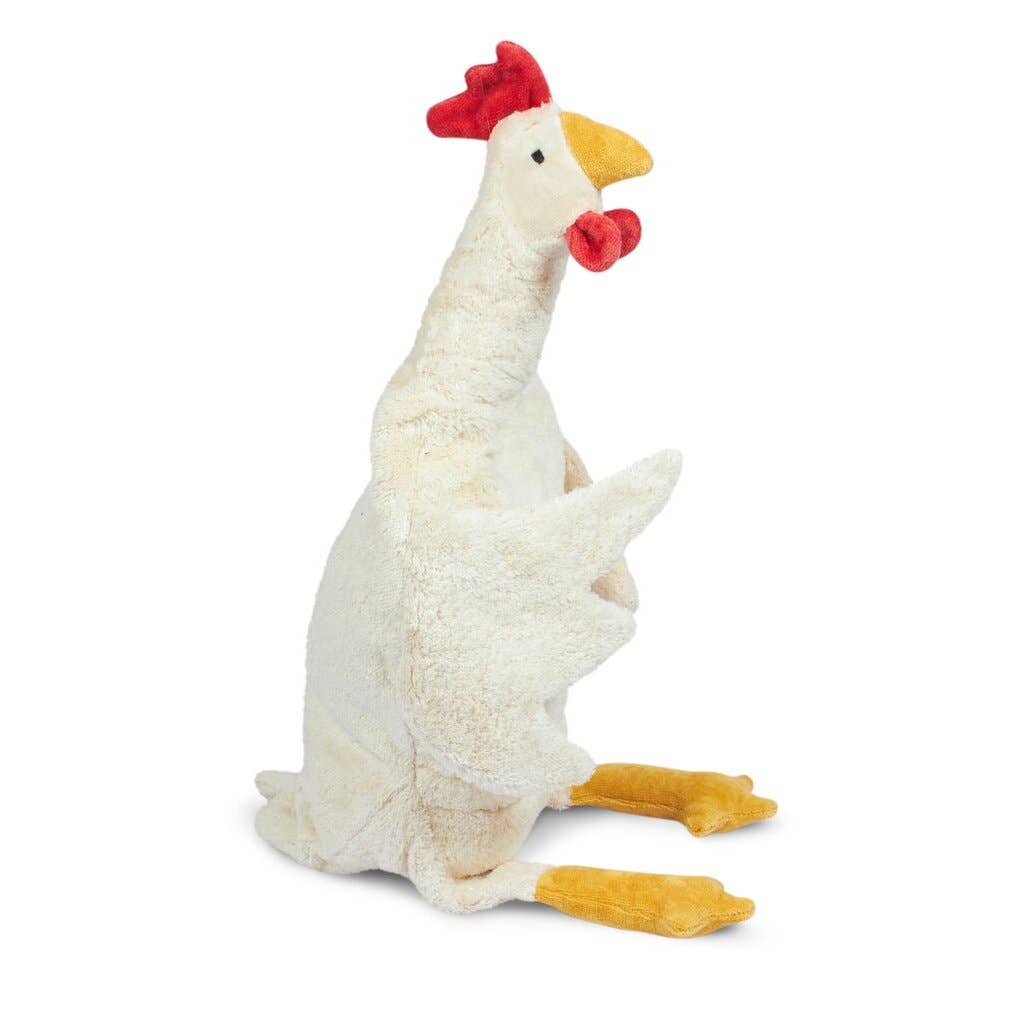 Peluche Poule Grande | Blanc