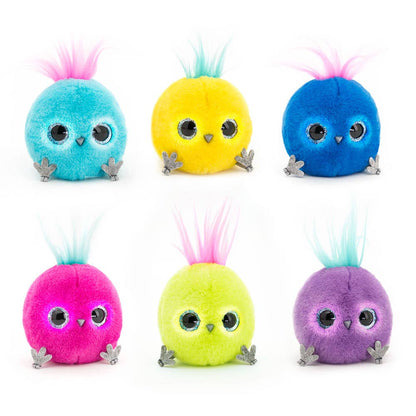 Whozie pluche speelgoed: met oplichtende ogen *Interactief - 13 cm