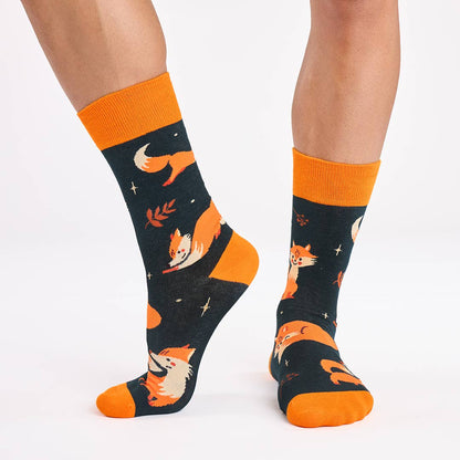 ZORRO Seamless Unisex Mid-Calf Cotton Socks