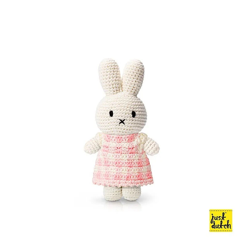 Knuffel Miffy – Jurk Vichy Rose