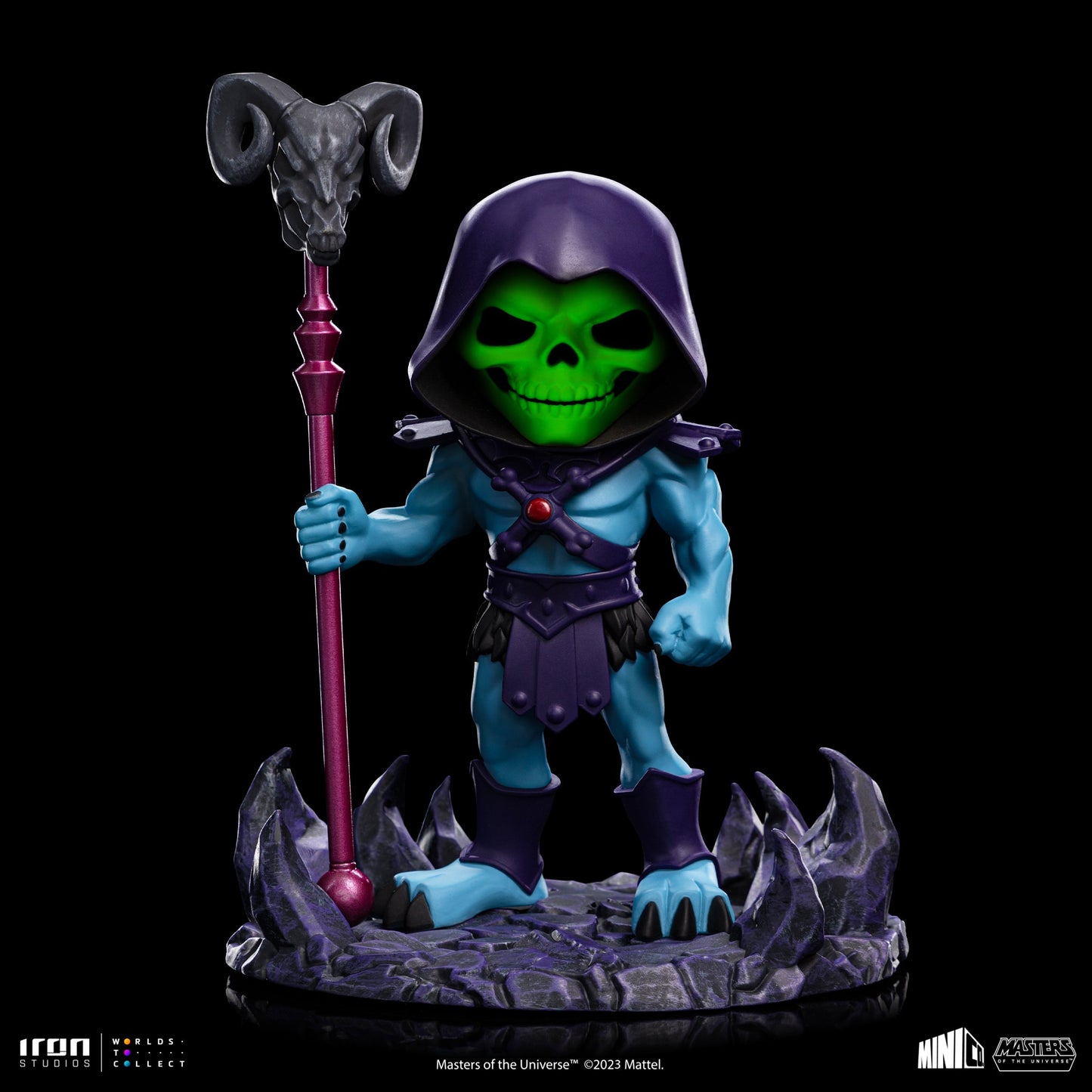 Skeletor Glow-in-the-Dark Statue (2023 Event Exclusive) - Masters of the Universe - Minico - Iron Studios