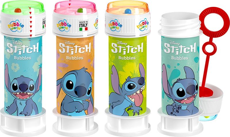 Stitch Disney Bubble Wand Set – Display of 36 x 60ml Bottles