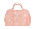 Vintage retro tas met rozenkwarts