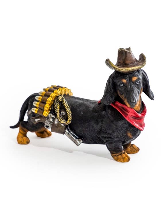 Cowboy Teckel Hondendecoratie