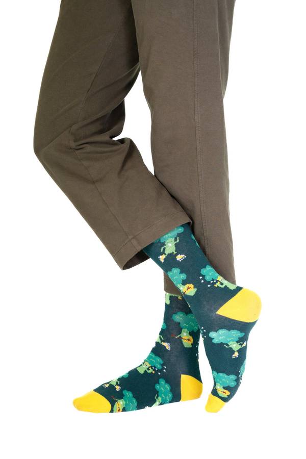 Happy Broccoli Socks