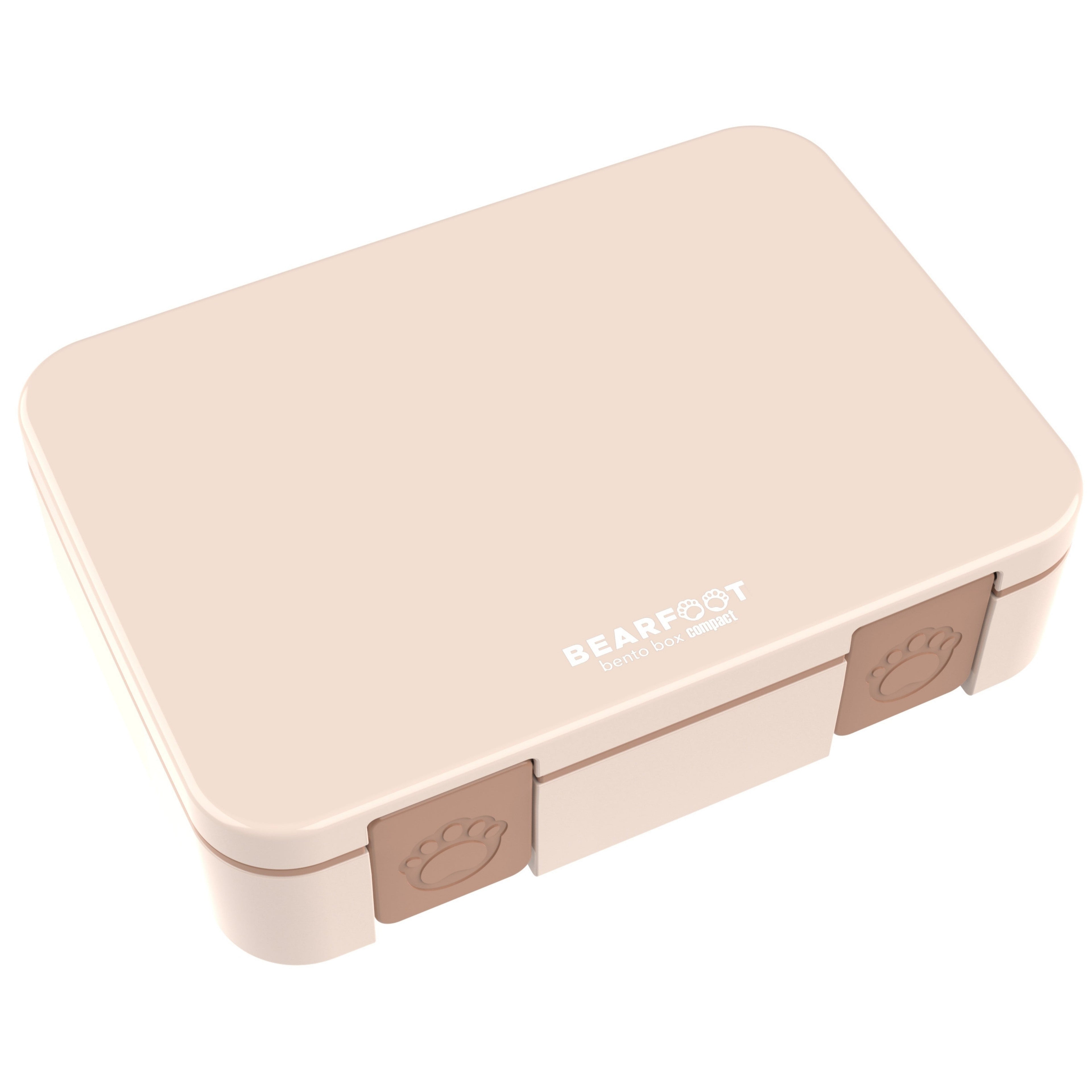 Bento Box with Compartments, Lightweight & Leakproof - Brown