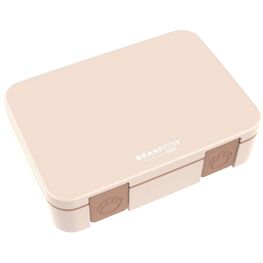 Bento Box with Compartments, Lightweight & Leakproof - Brown