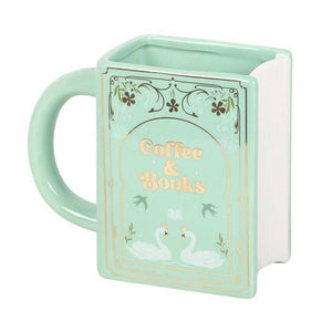 Mug Livre « Café et Livres » – 450 ml