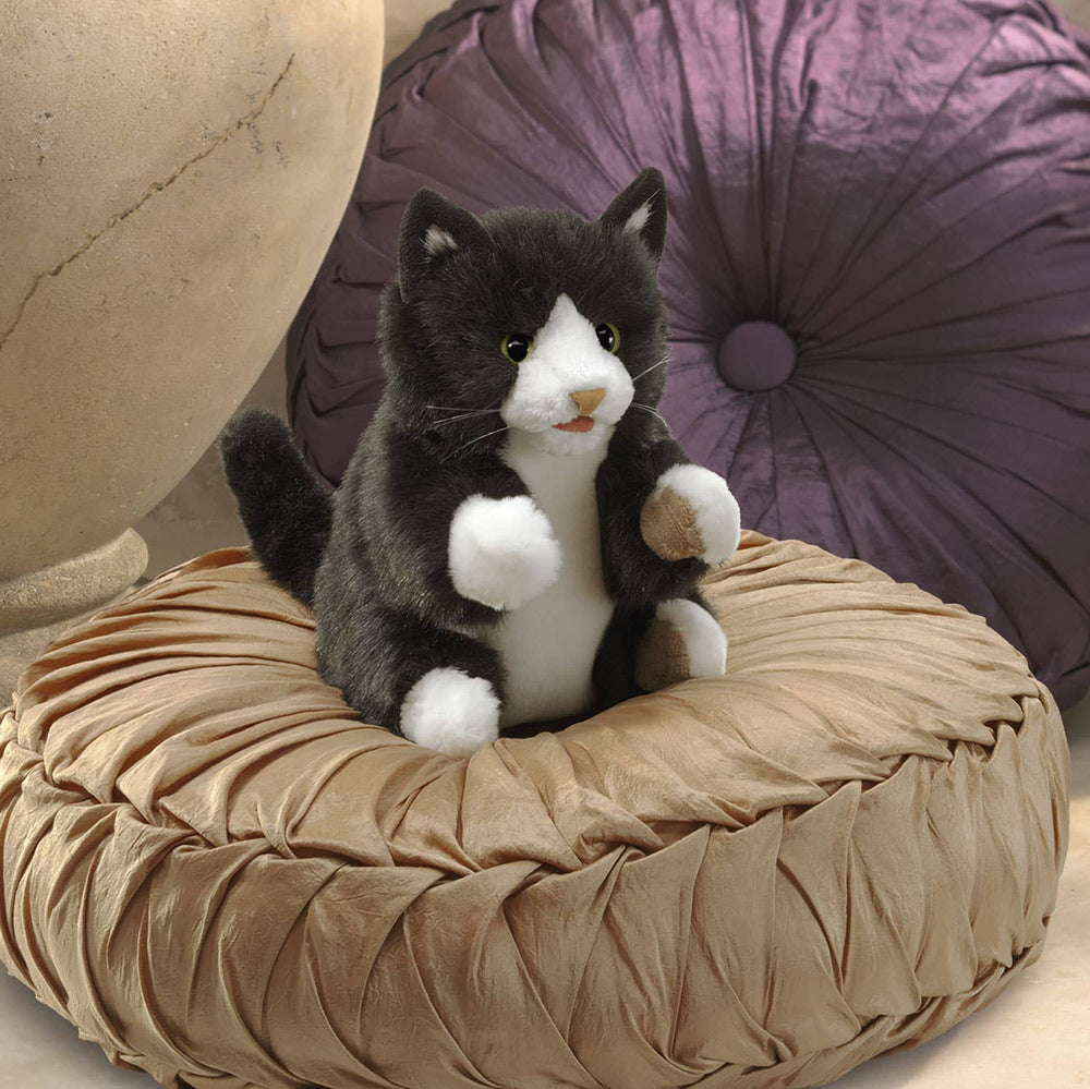 Marionnette à Main Chaton Tuxedo