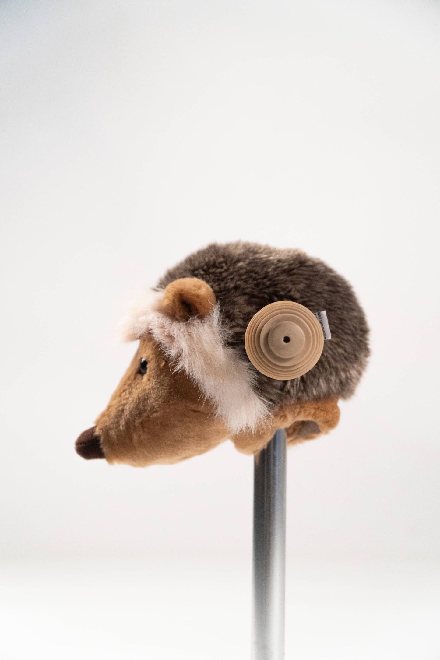 Hedgehog head accessory for children's bicycle or scooter