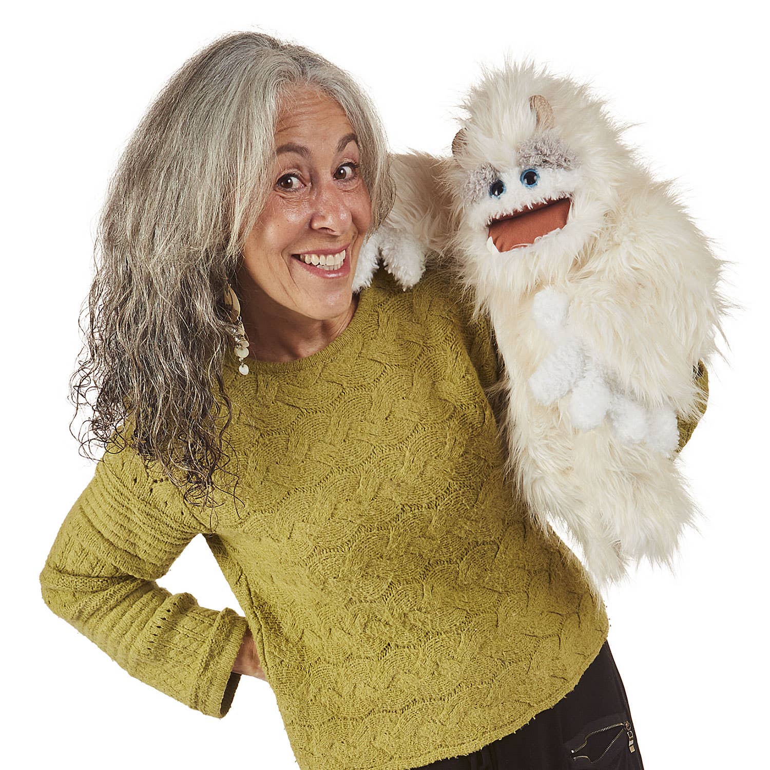 Marionnette à main Yéti Folkmanis réaliste