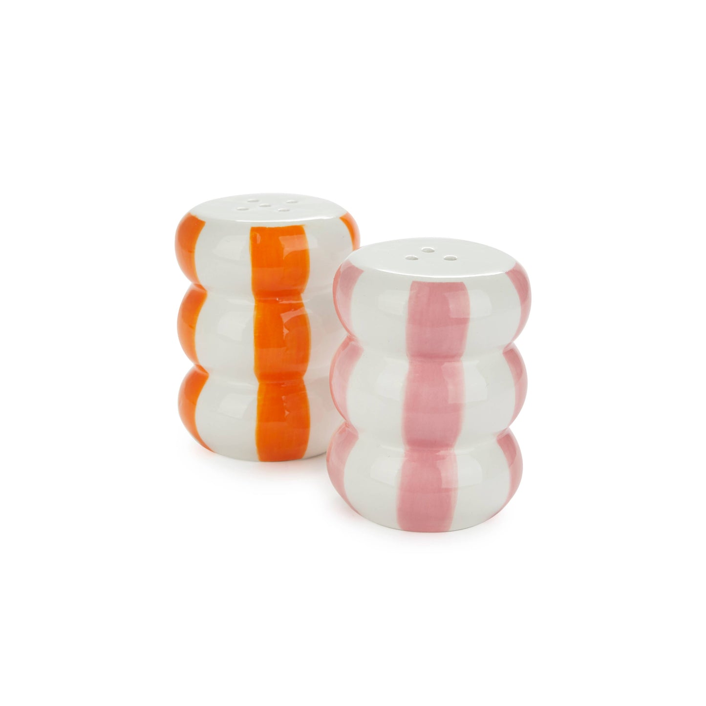 Salt and pepper buoys - Orange/Pink